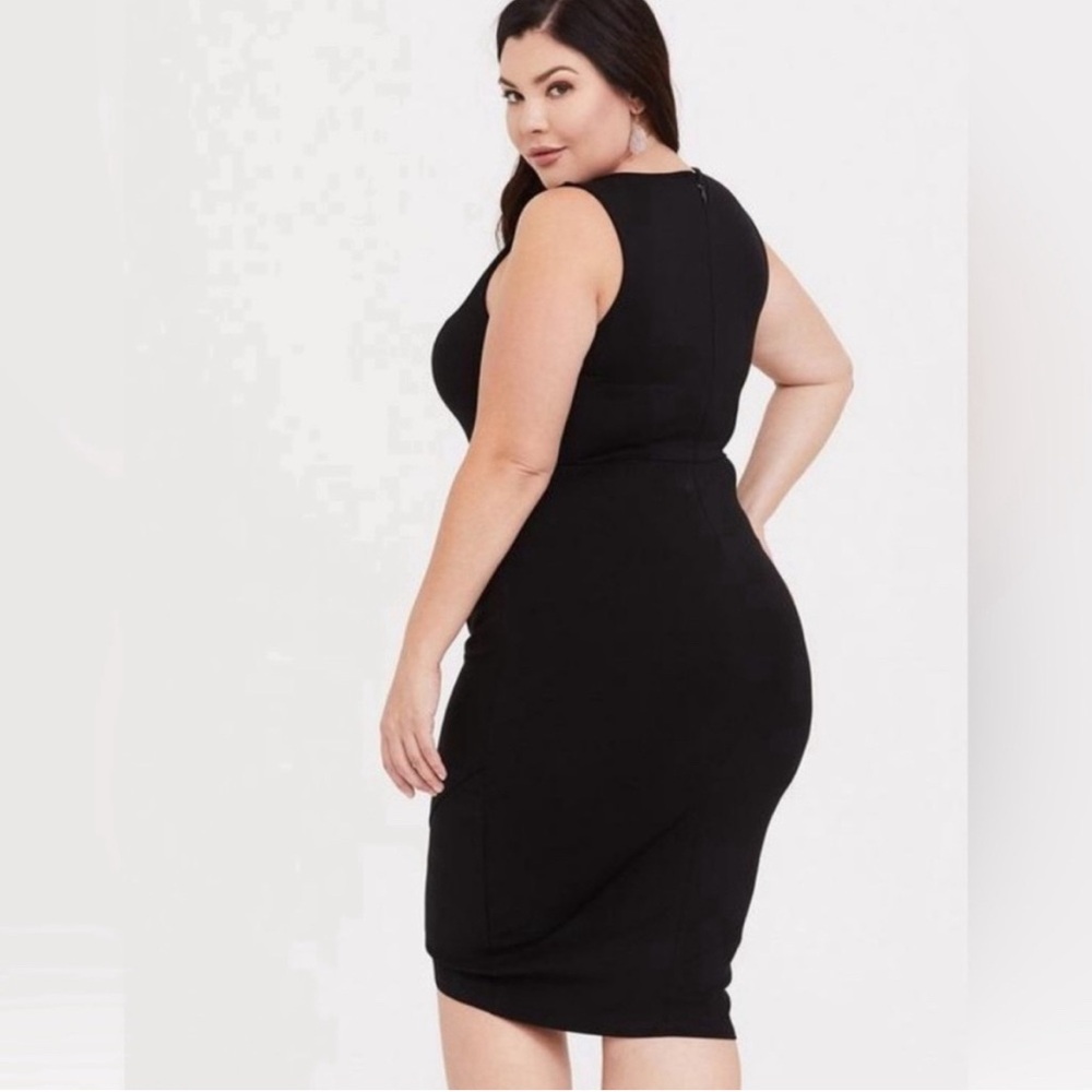 Torrid - Mini Studio Luxe Ponte Bodycon Dress - Size 3 - Picture 4 of 8